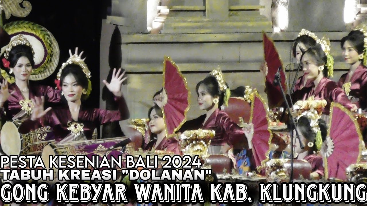 Pesta Kesenian Bali PKB 2024 | Parade Gong Kebyar Wanita Duta Kabupaten Klungkung