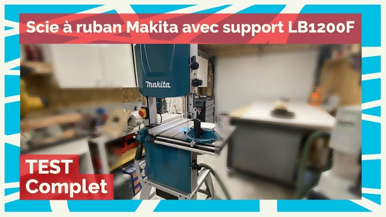 TEST ✅ Makita - Scie à ruban avec support LB1200F - La pause café de BichonTV