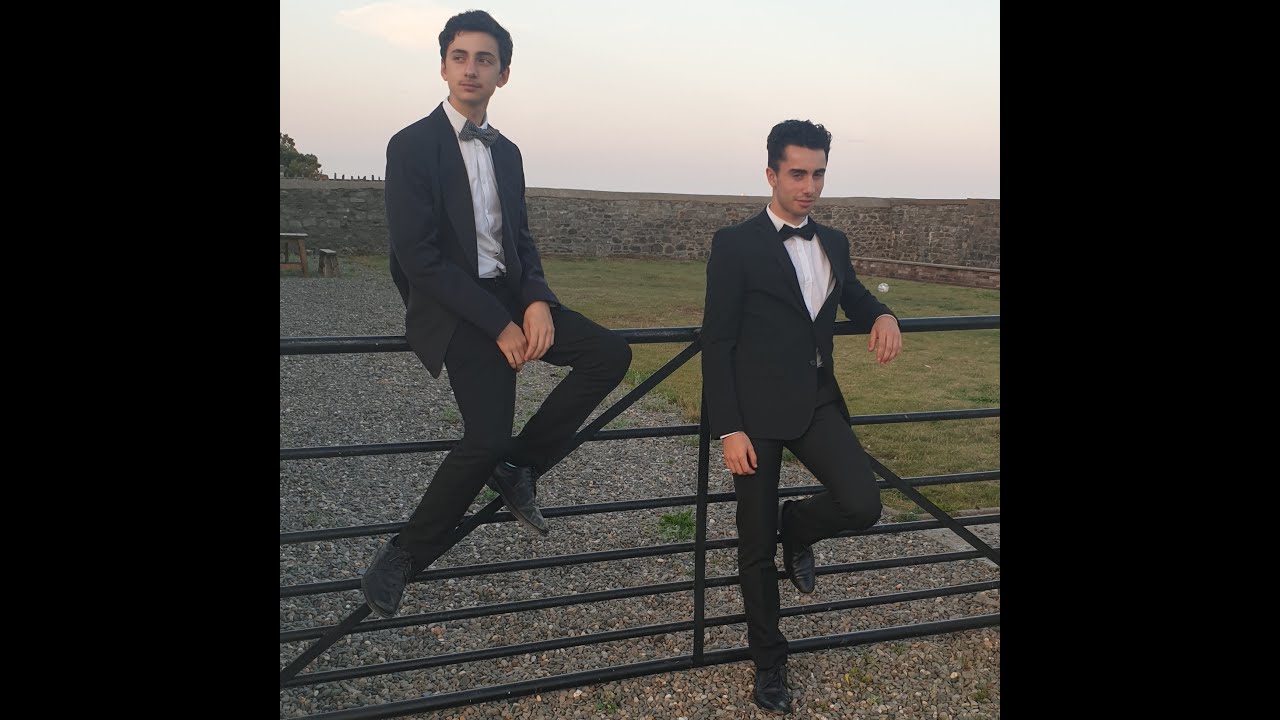 Dominic singing Some Enchanted Evening and Sebastien singing Writing on the Wall