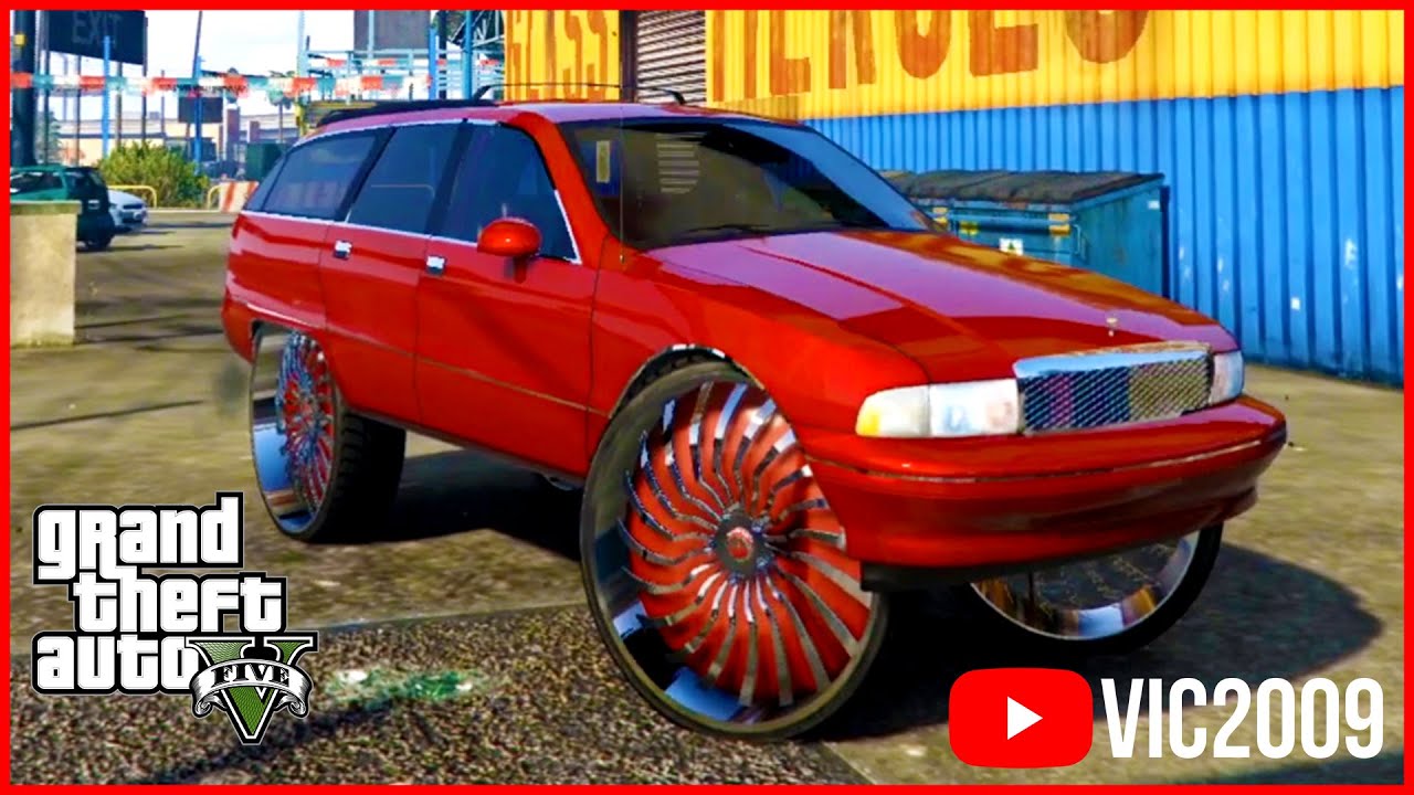 GTA 5 MODS PART 2 - 1992 CAPRICE WAGON DONK!!!! iSMACKZiYT Conversion