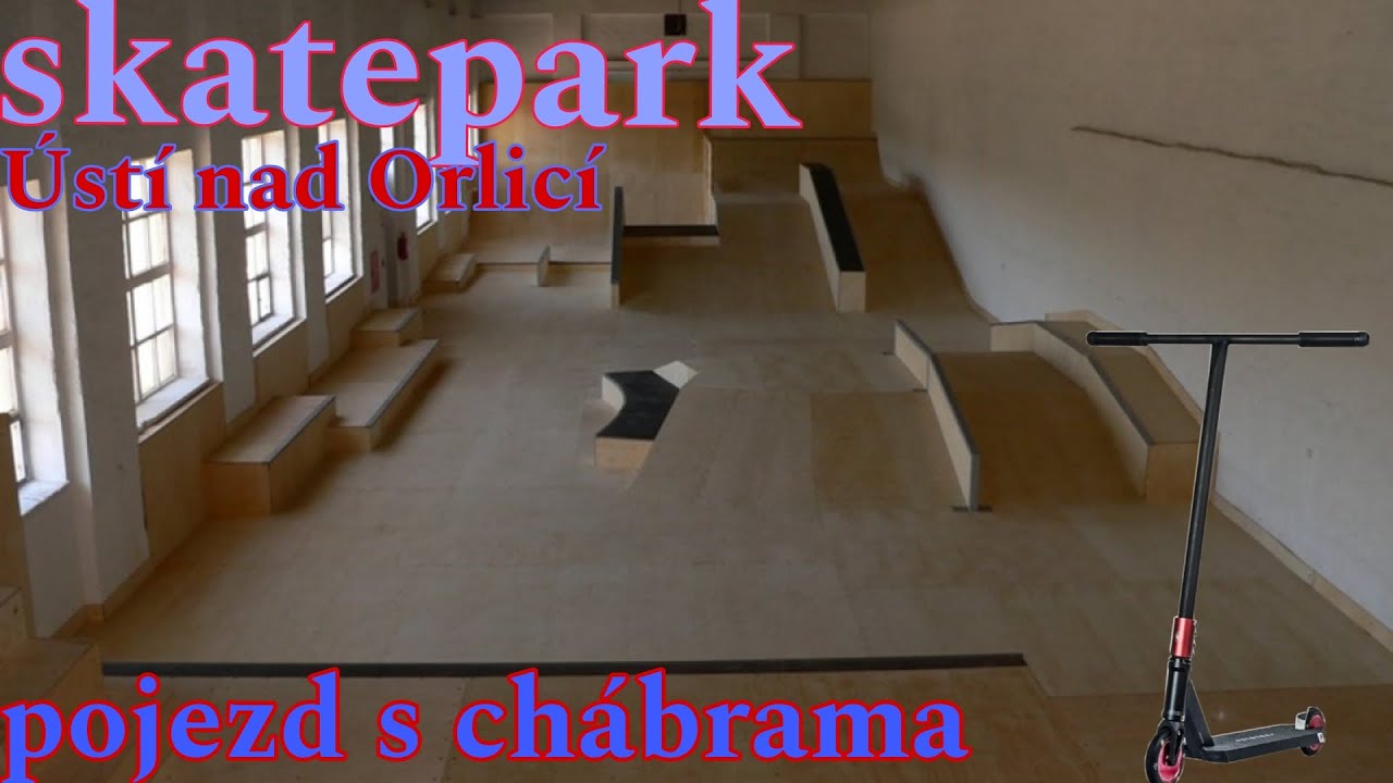 Pojezd ve Skateparku Ústí nad Orlicí