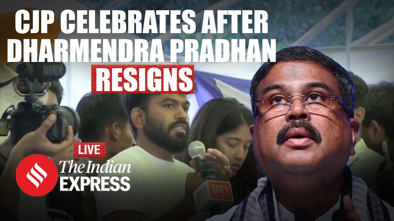 Live: Breaking! CJP Celebrates After Dharmendra Pradhan Resigns as Union Education Minister
