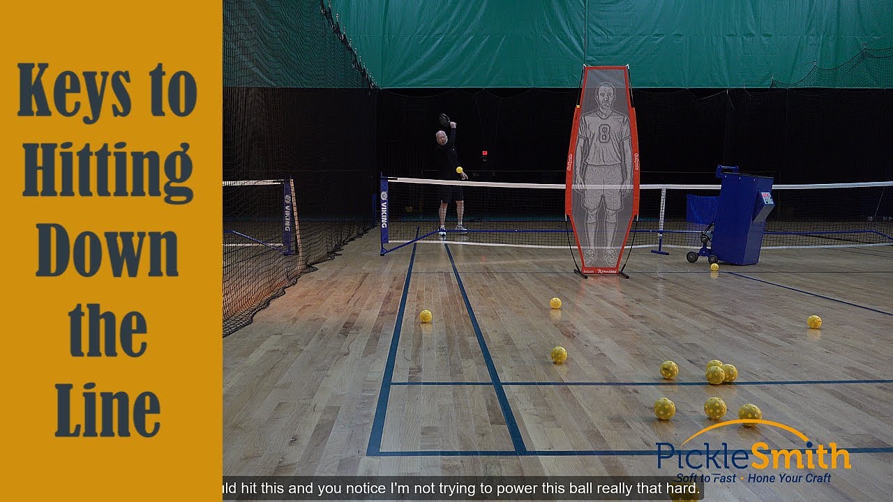 Keys to Understanding When and How to hit down the line.