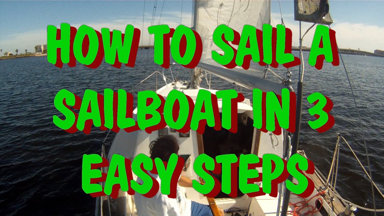 How to Sail a Sailboat In 3 easy steps SAILING 101