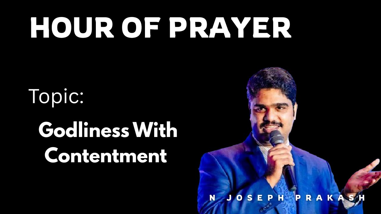 Hour Of Prayer | N Joseph Prakash |12  February 2026