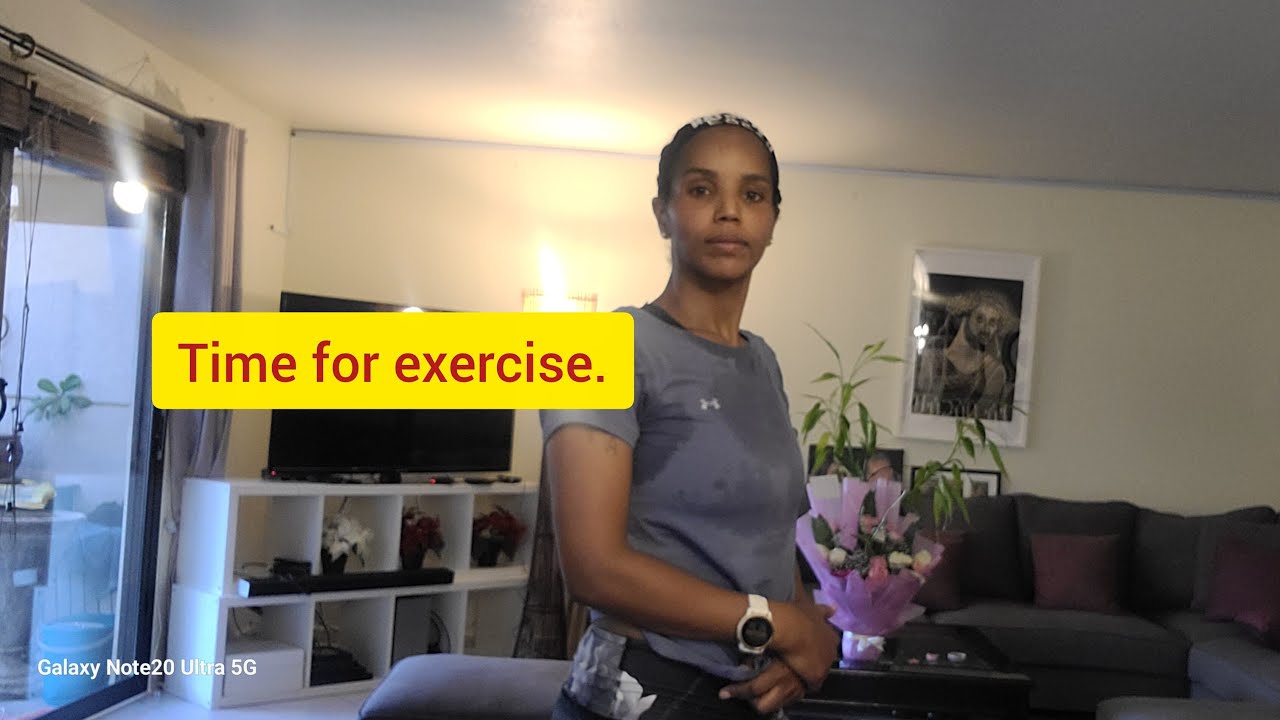 Asne Yishak(አስኒ) is live! Time for exercise. ኑ አብረን ስፖርት እንስራ🥰