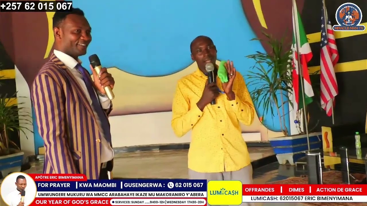 UMWANYA W'INTAHE /N'IVY'IMANA YAKORESHEJE APÔTRE ERIC BIMENYIMANA
