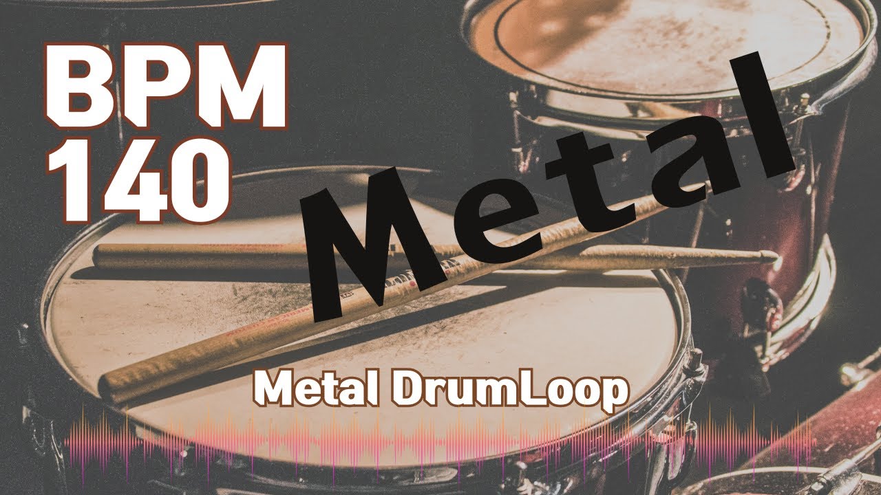 Metal Drum Loop Practice Tool 140bpm