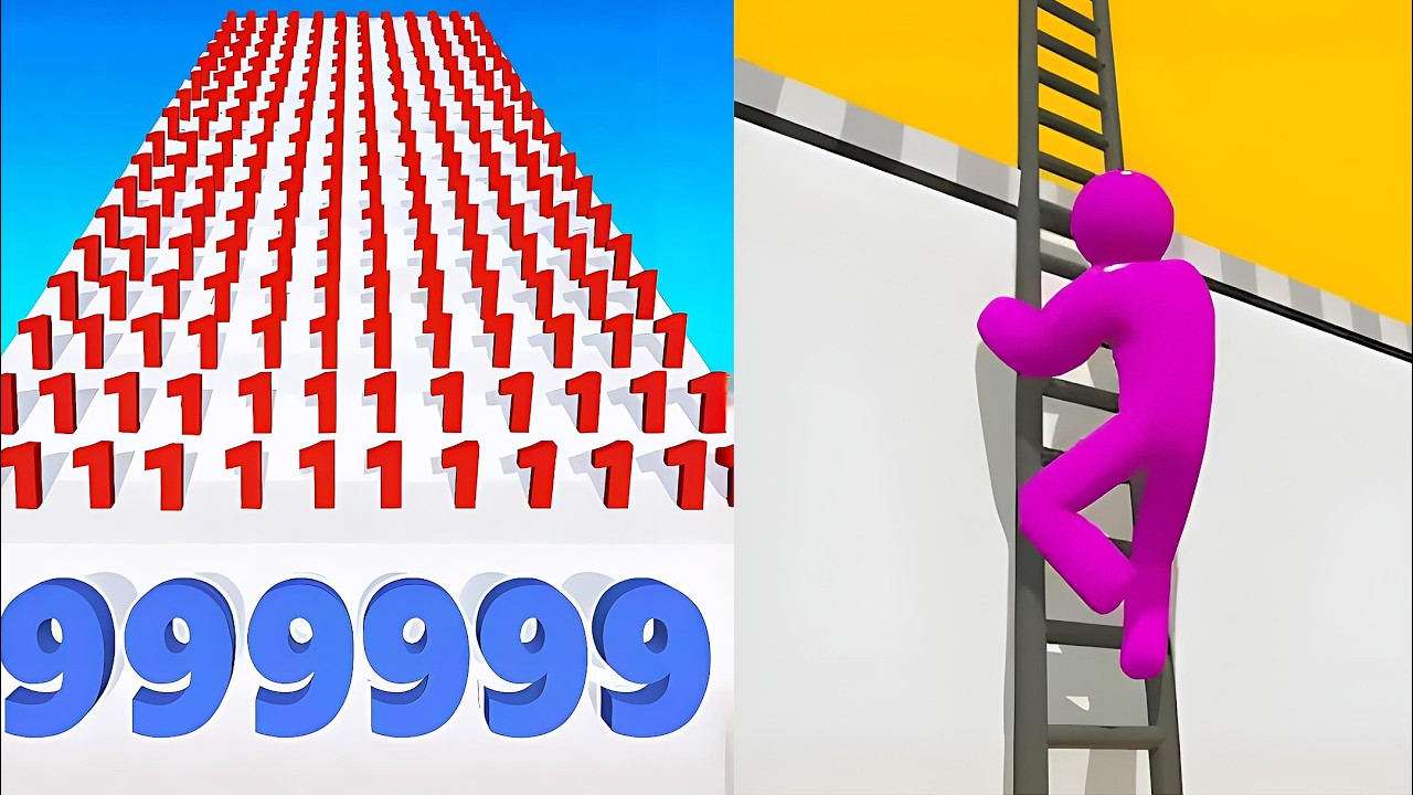 Number Master vs Ladder Master 🔥 UNSTOPPABLE Combo! (Android & iOS)