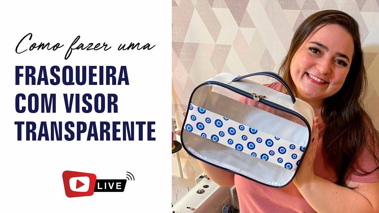 Como fazer uma Frasqueira com Visor Transparente