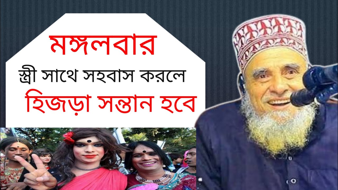 মঙ্গলবার কোন পুরুষ স্ত্রী সাথে সহবাস করলে। হিজড়া সন্তান হবে। মাওলানা সৈয়দ নজরুল ইসলাম 