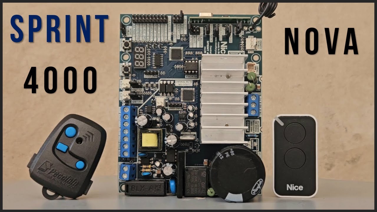 Como é a Sprint 4000 da Nice, Nova Inversora Tipo Universal da Peccinin