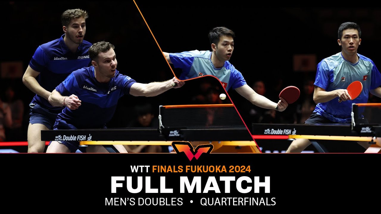 FULL MATCH | Bourrassaud / Dorr vs Lam / Ho | MD QF | #WTTFukuoka 2024