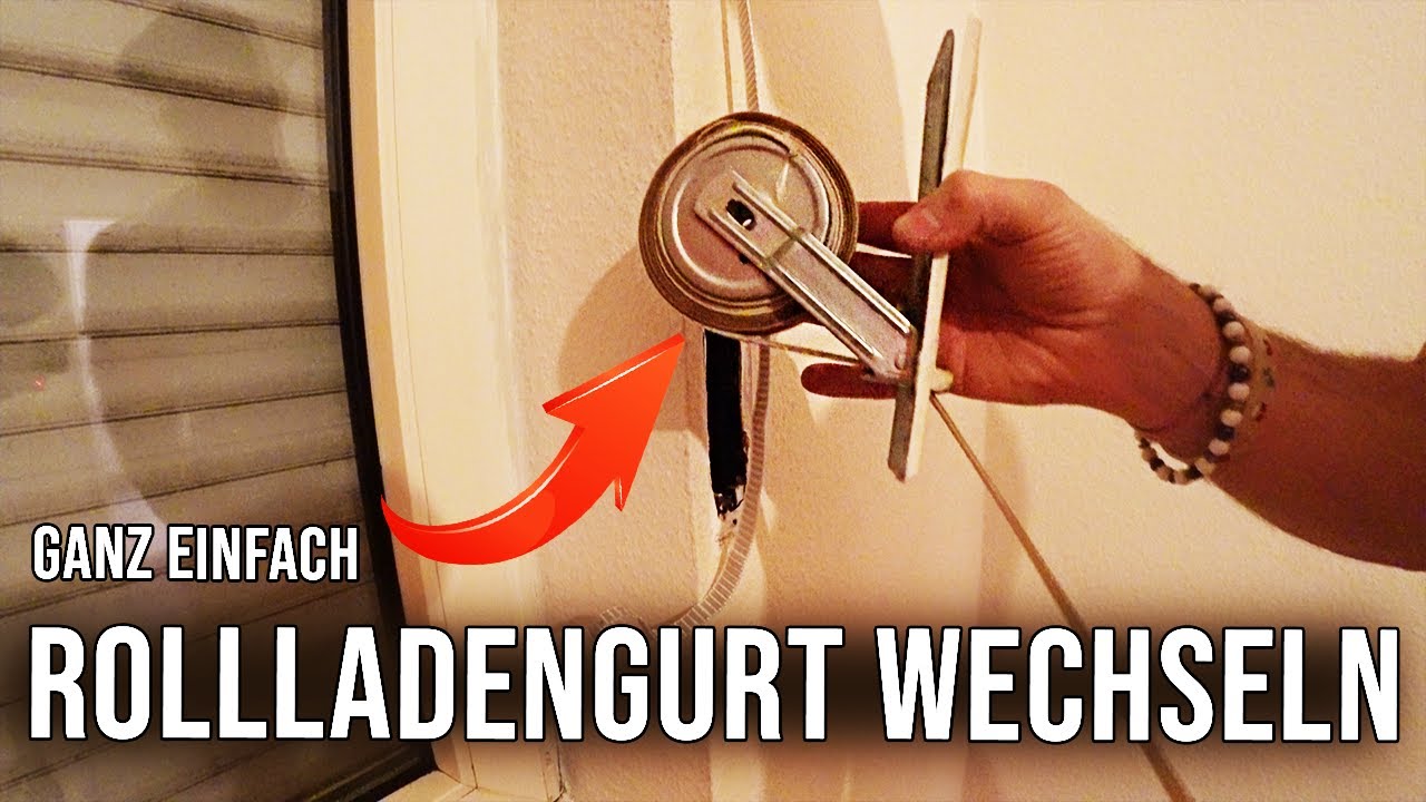 Rollladengurte RICHTIG wechseln/Renovierung Tag 1