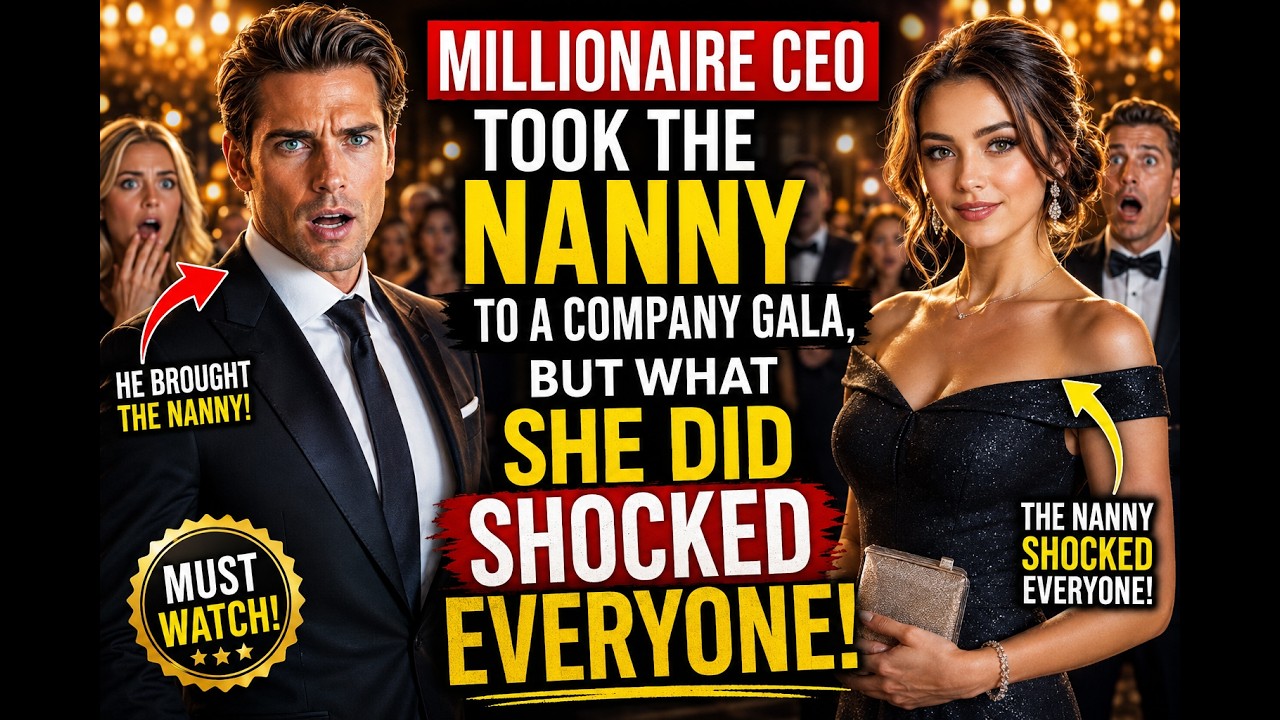 MILLIONAIRE CEO took the NANNY to a company GALA, but what she did SHOCKED EVERYONE