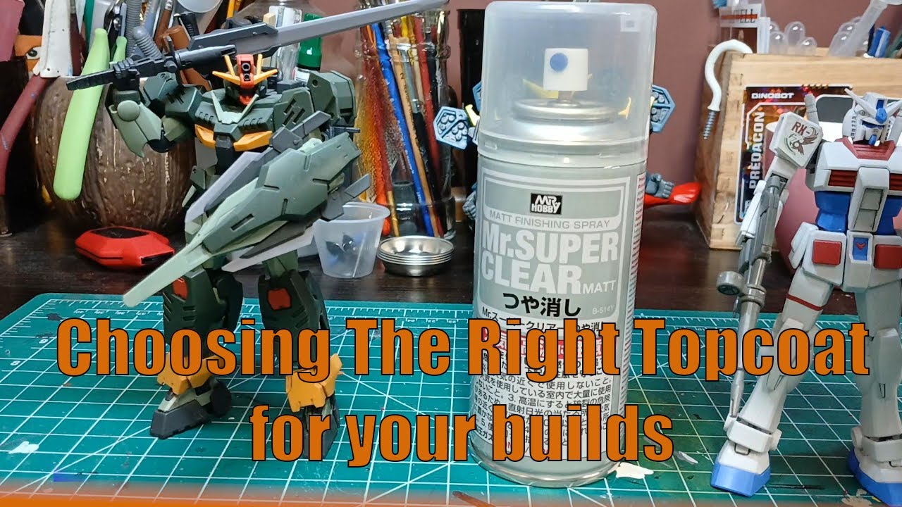 Choosing the right Topcoat (varnish) for your gunpla