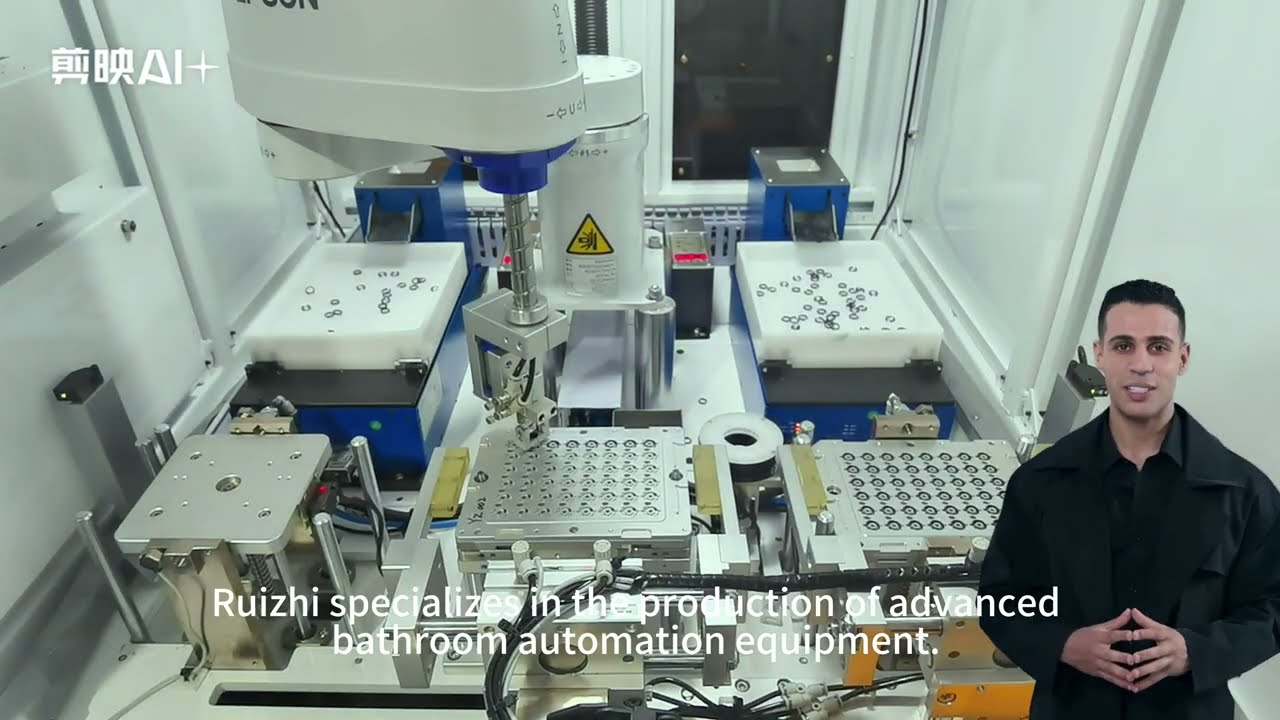 Intelligent bathroom assembly machine, subvert the traditional production mode!