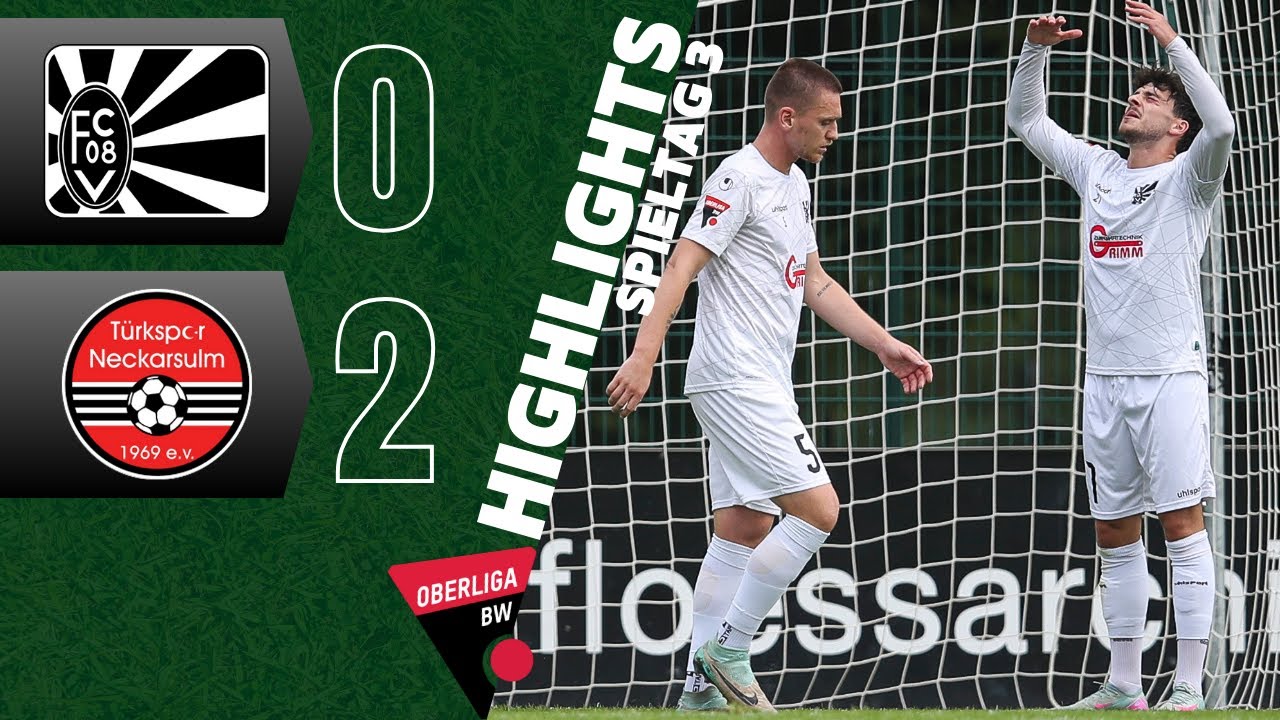 HIGHLIGHTS | FC 08 Villingen - Türkspor Neckarsulm | Oberliga 2025/26, Spieltag 3