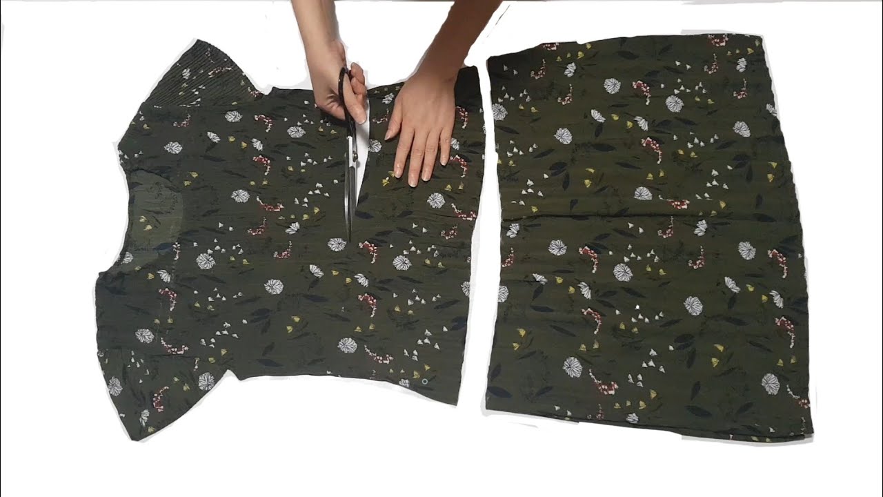 DIY/ 오래된 원피스로 새로운 것을 만들어보아요/옷리폼/Let's make something new with an old dress.