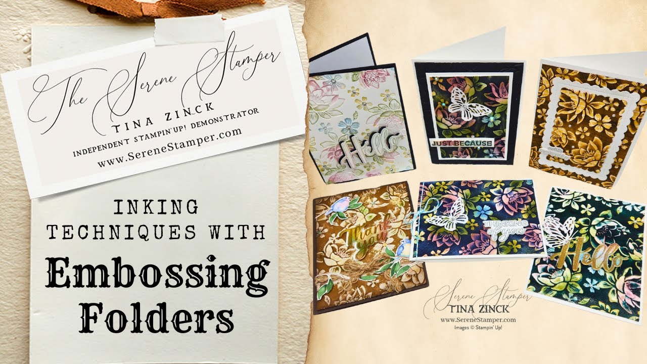 MAGICAL Embossing Folder Technique +  Hybrid Folder & Dies!