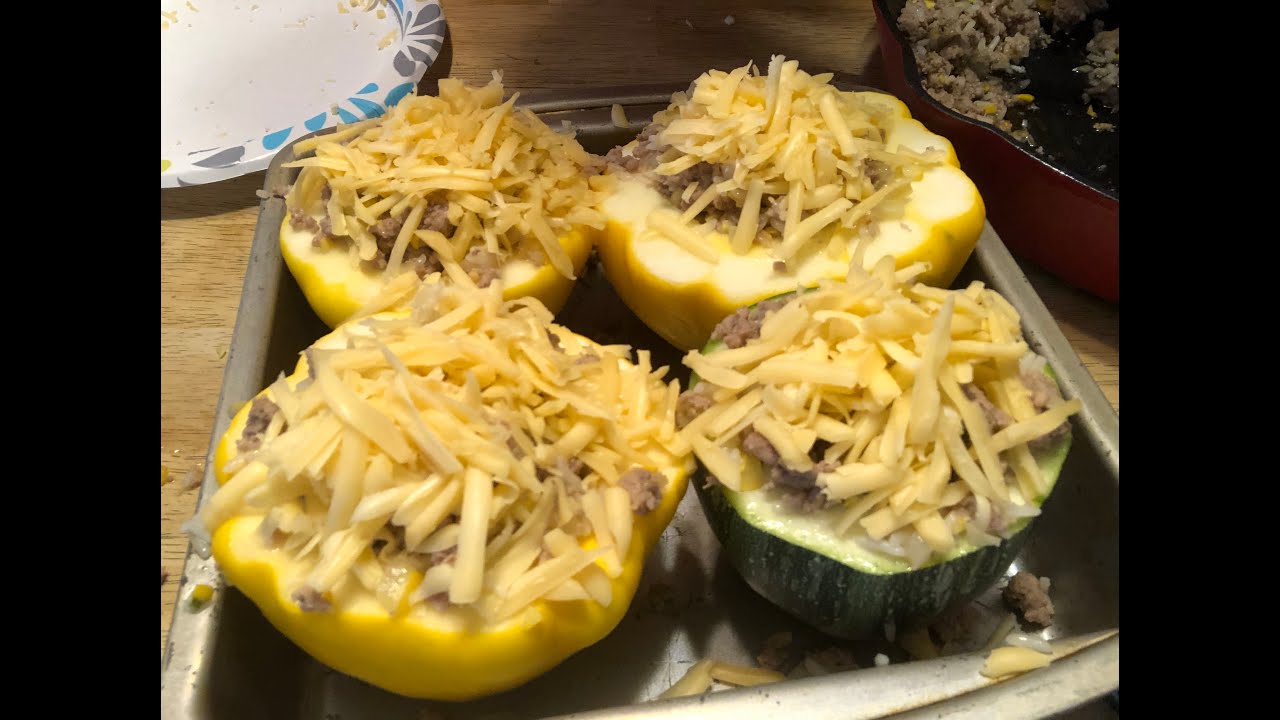 Stuffed Patty Pan Squash