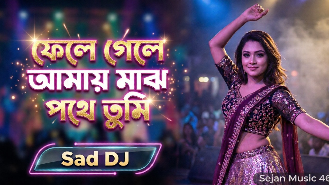 ফেলে গেলে আমায় মাঝ পথে তুমি | Fele Gele Amay Majh Pothe Tumi | Bangla Sad Song | Sejan Music 4K