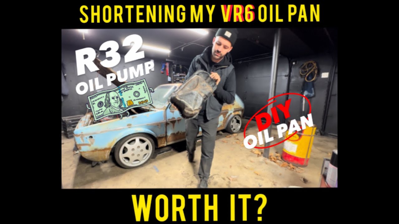 DIY VR6 shortened OIL PAN