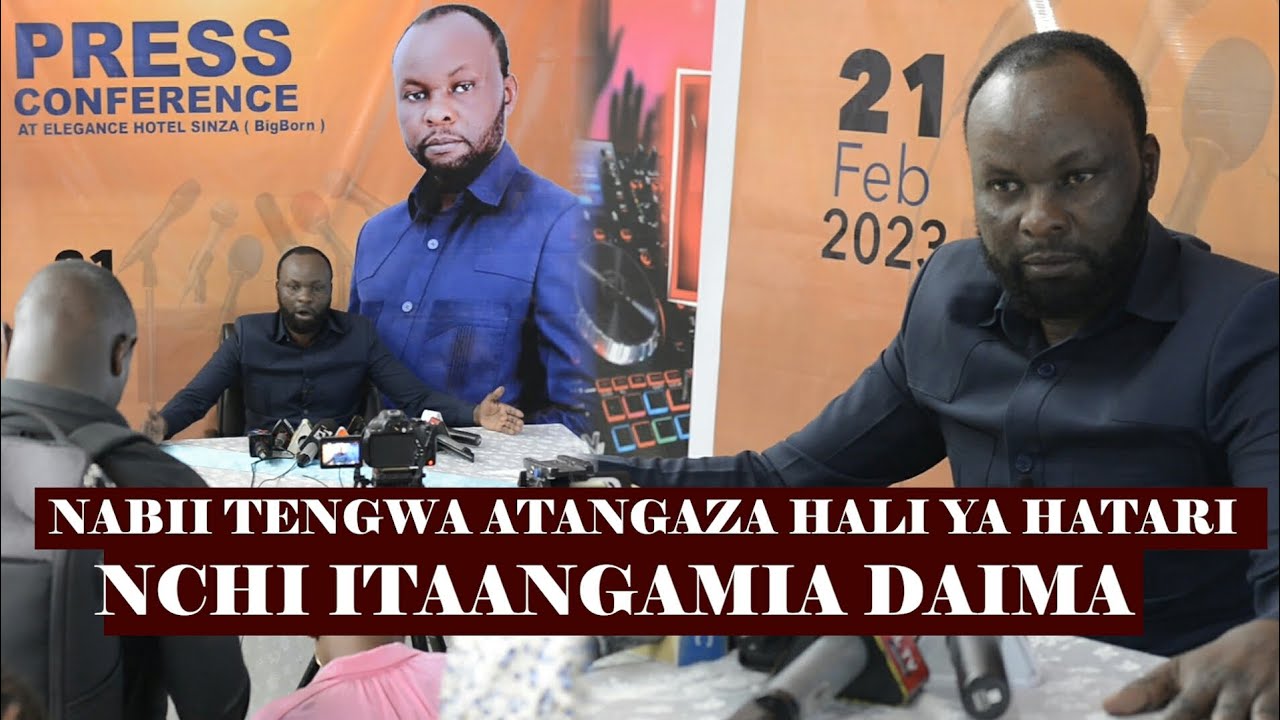 NABII TENGWA ATANGAZA HALI YA HATARI AWATAJA FREEMASON NA MAKANISA YA SHETANI | WATU WAFANYE TOBA