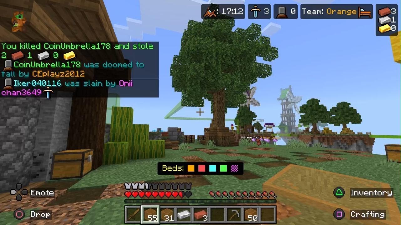Playing bedwars duos (Lifeboat Bedwars) #Lifeboat #Minecraft