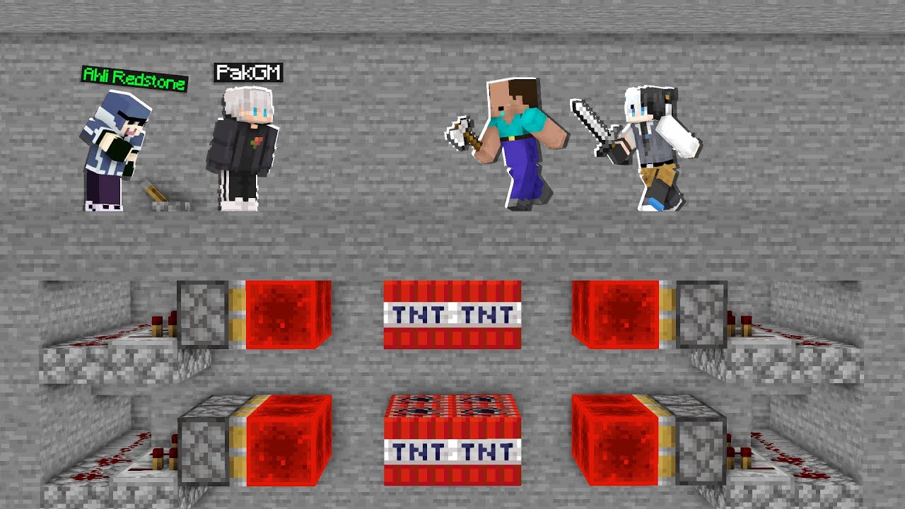 Manhunt, tapi Aku Sewa Ahli Redstone!
