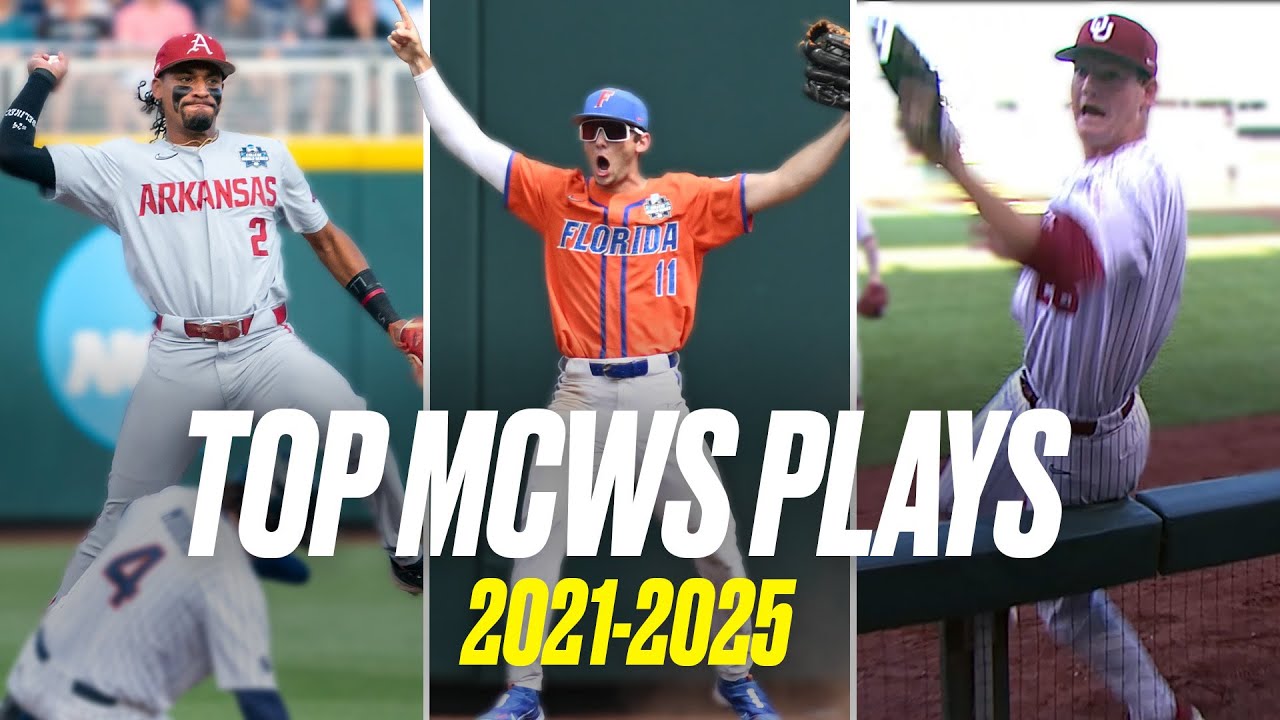 Best web gems from the Men's College World Series (2021-25)