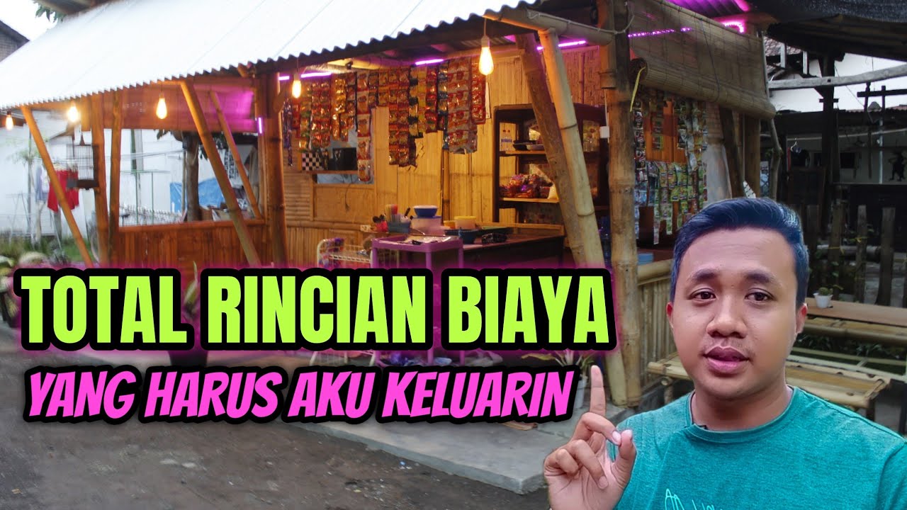 Modal Buka Usaha KEDAI KOPI Minimalis dari Bambu