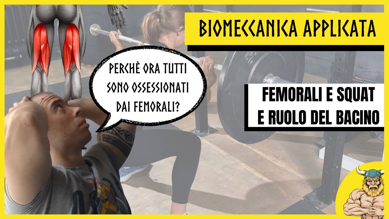Biomeccanica applicata - femorale e gluteo nello squat e stacchi