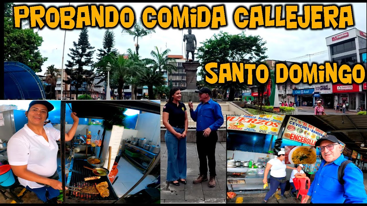 PROBANDO COMIDA CALLEJERA  EN SANTO DOMINGO  DE LOS TSACHILAS  Y MUCHO MÁS