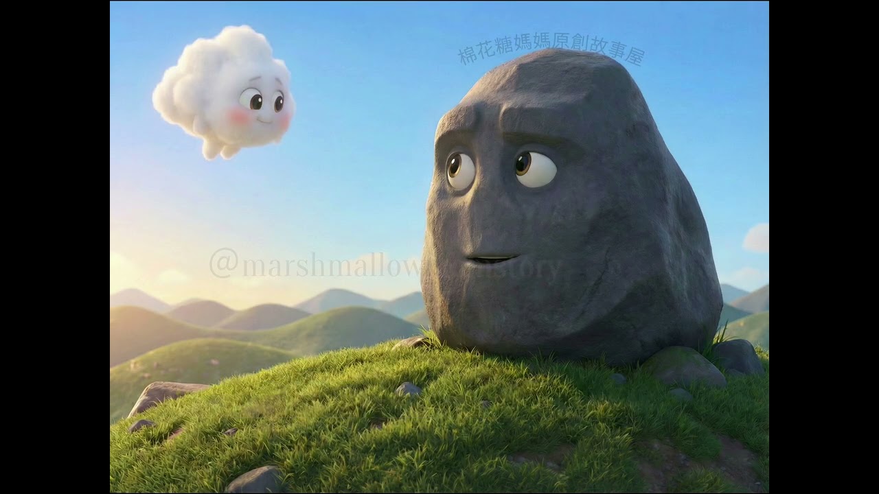 棉花糖媽媽的原創故事 第1集 想變成石頭的雲朵