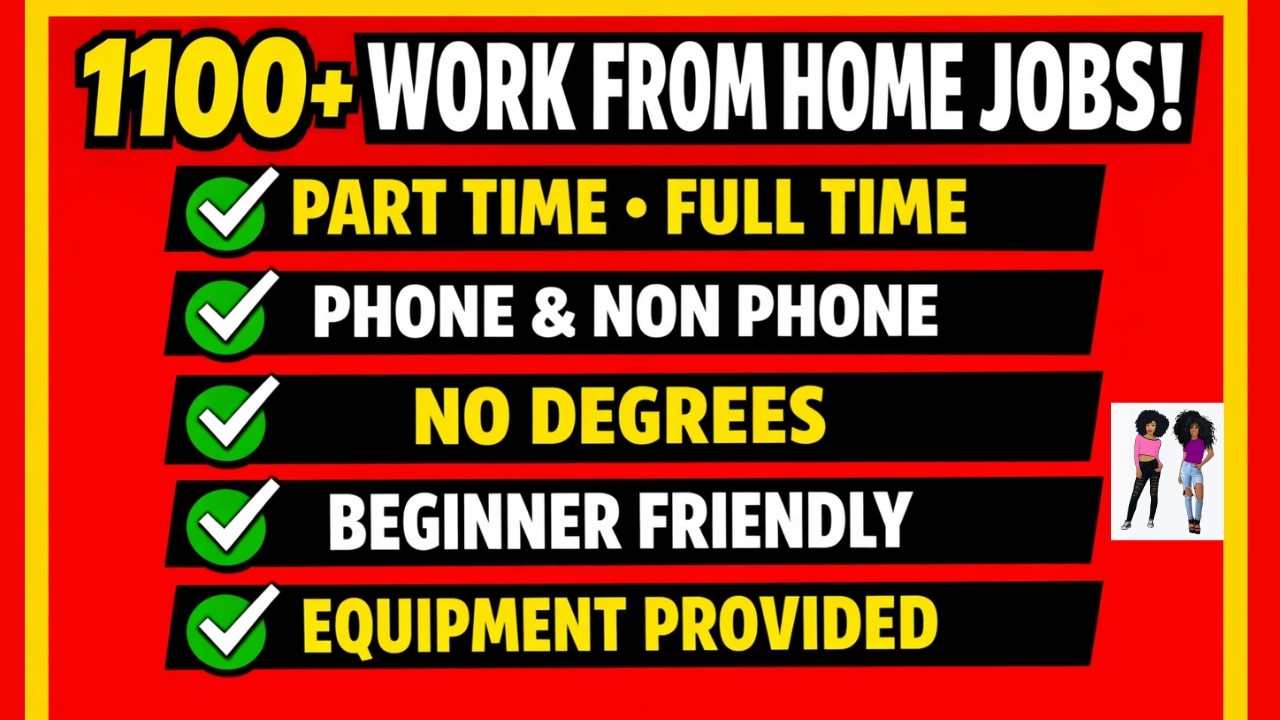 Educational Guide to Finding 1,100+ Remote Jobs (Part-Time & Full-Time | Phone + Non-Phone Roles) 📱