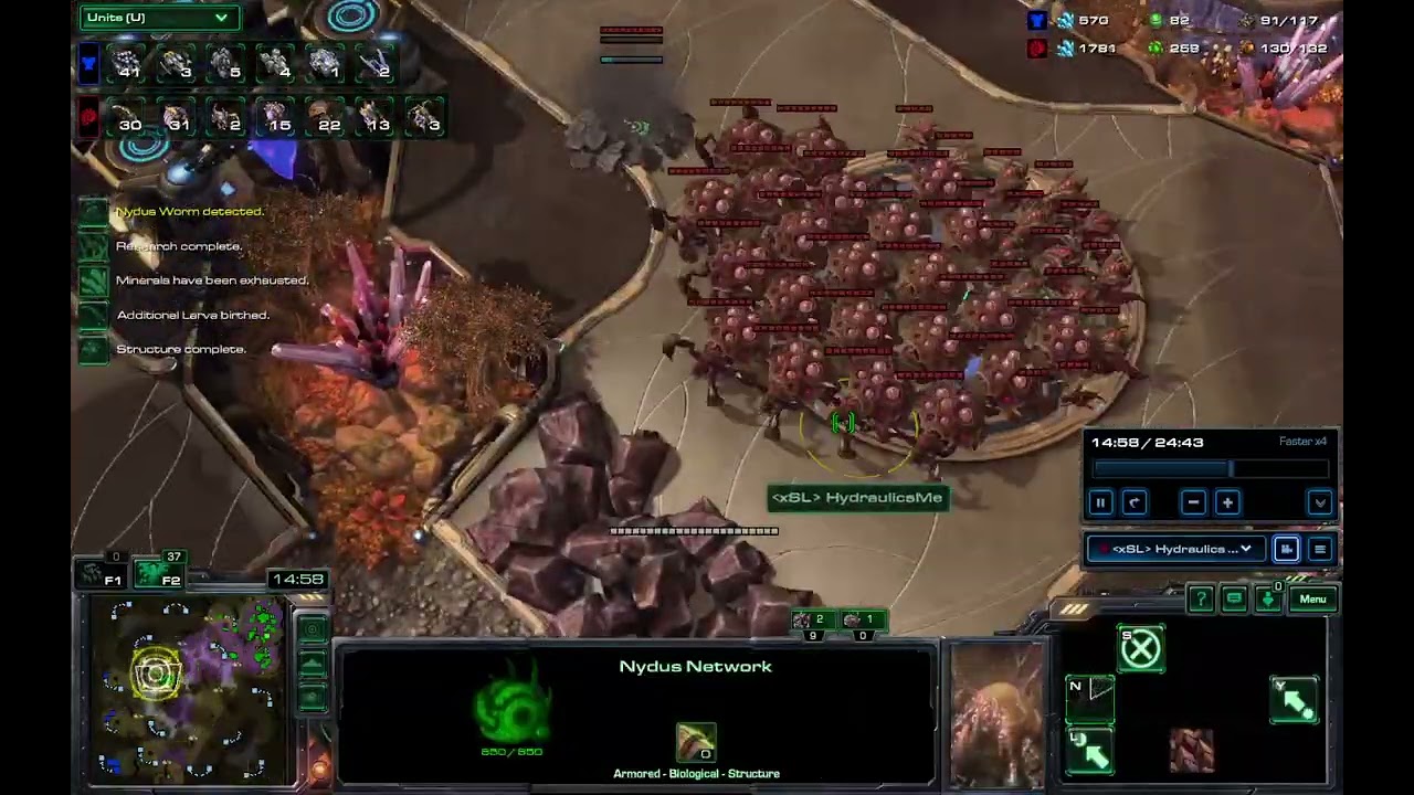 SC 2 Zerg vs Terran Ranked 1v1