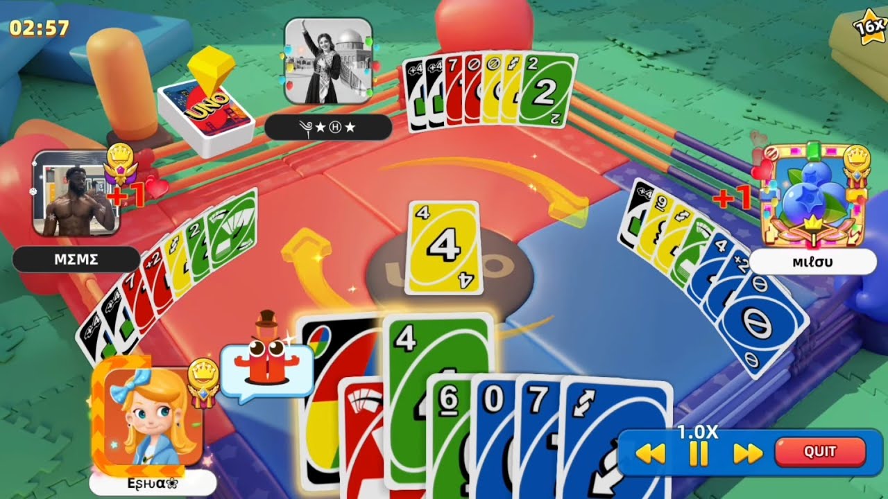 Uno Mobile Game || SIDE 2 SIDE 100K 16X 