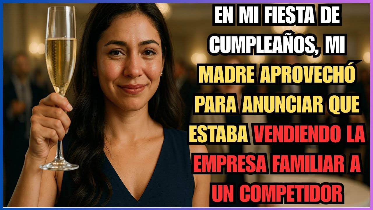 En mi fiesta de cumpleaños, mi madre aprovechó para anunciar que estaba VENDIENDO LA EMPRESA FAMIL..