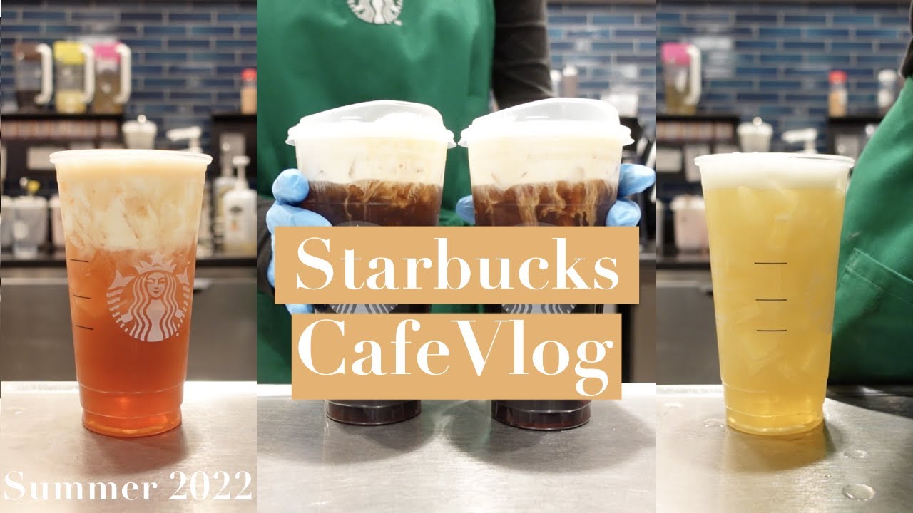 what people are ordering at starbucks in june 2022 | cafe vlog | Target Starbucks | ASMR