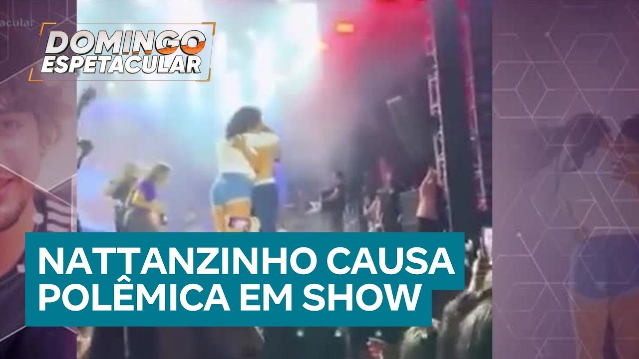 Cantor Nattanzinho causa polêmica ao oferecer dinheiro para fã trair a namorada durante show