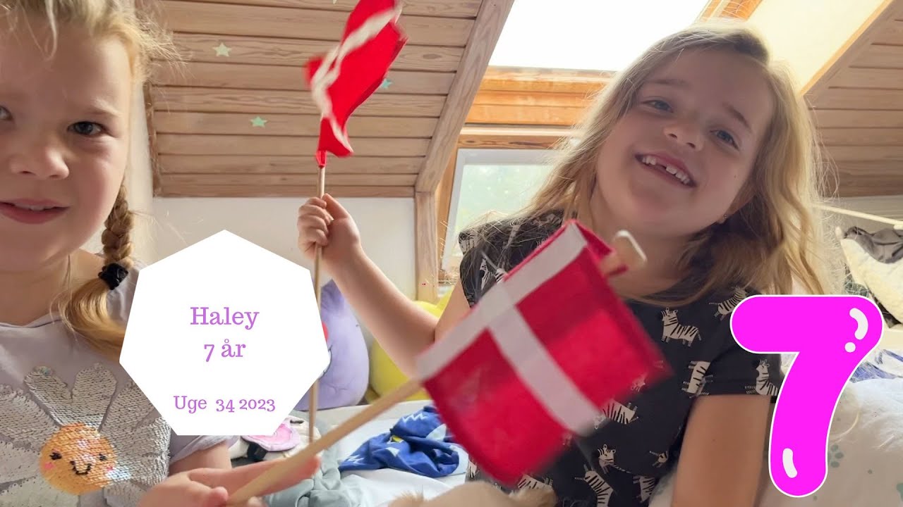 VÆKKER HALEY PÅ HENDES 7 ÅRS FØDSELSDAG - HALEY ÅBNER SINE GAVER