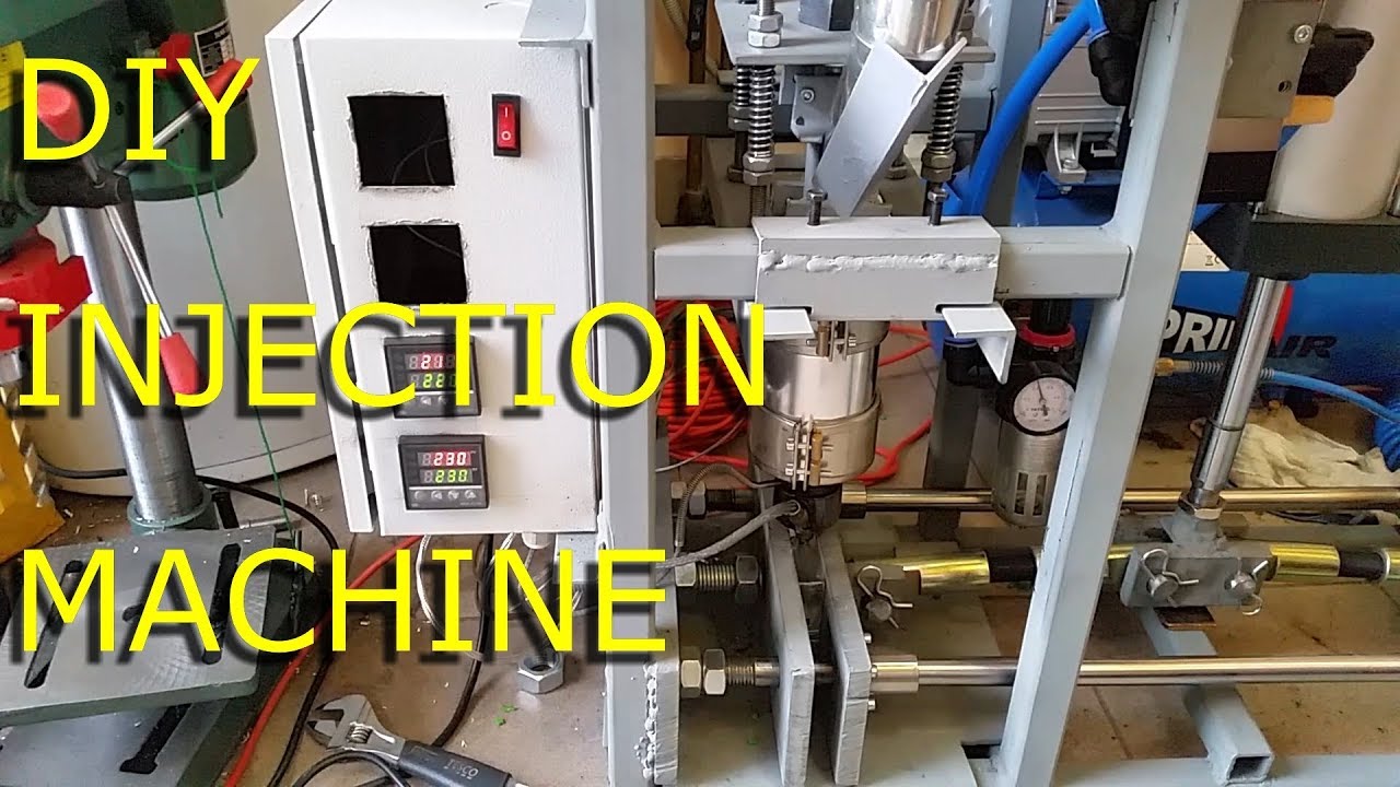 DIY Plastic injection molding machine test