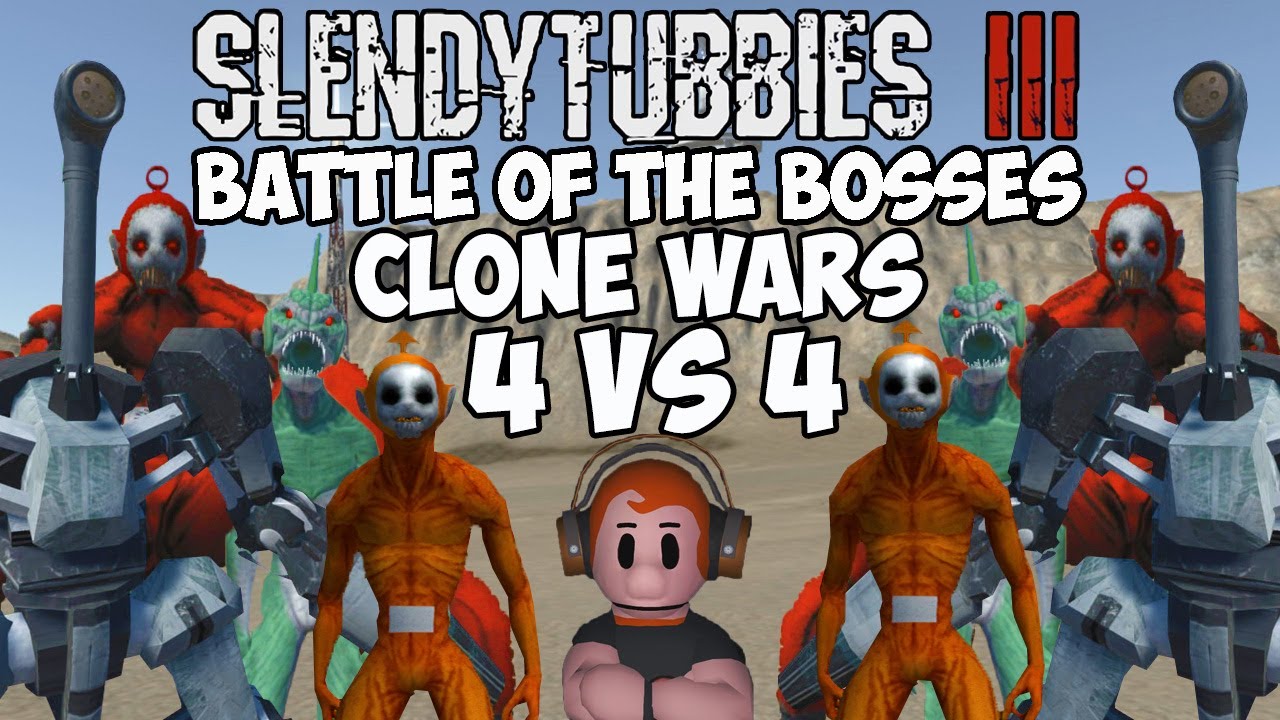 GET IN THERE SPIDER PO AND KICK SOME BUTT | SLENDYTUBBIES 3 BOTB CLONE WARS 4vs4 TEAM TOURNAMENT ST3