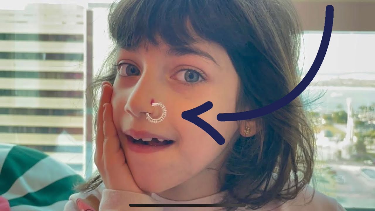 مقلب تيا ثقبت انفها!لايفوتكم رده فعل اهلي!nose piercing prank tia