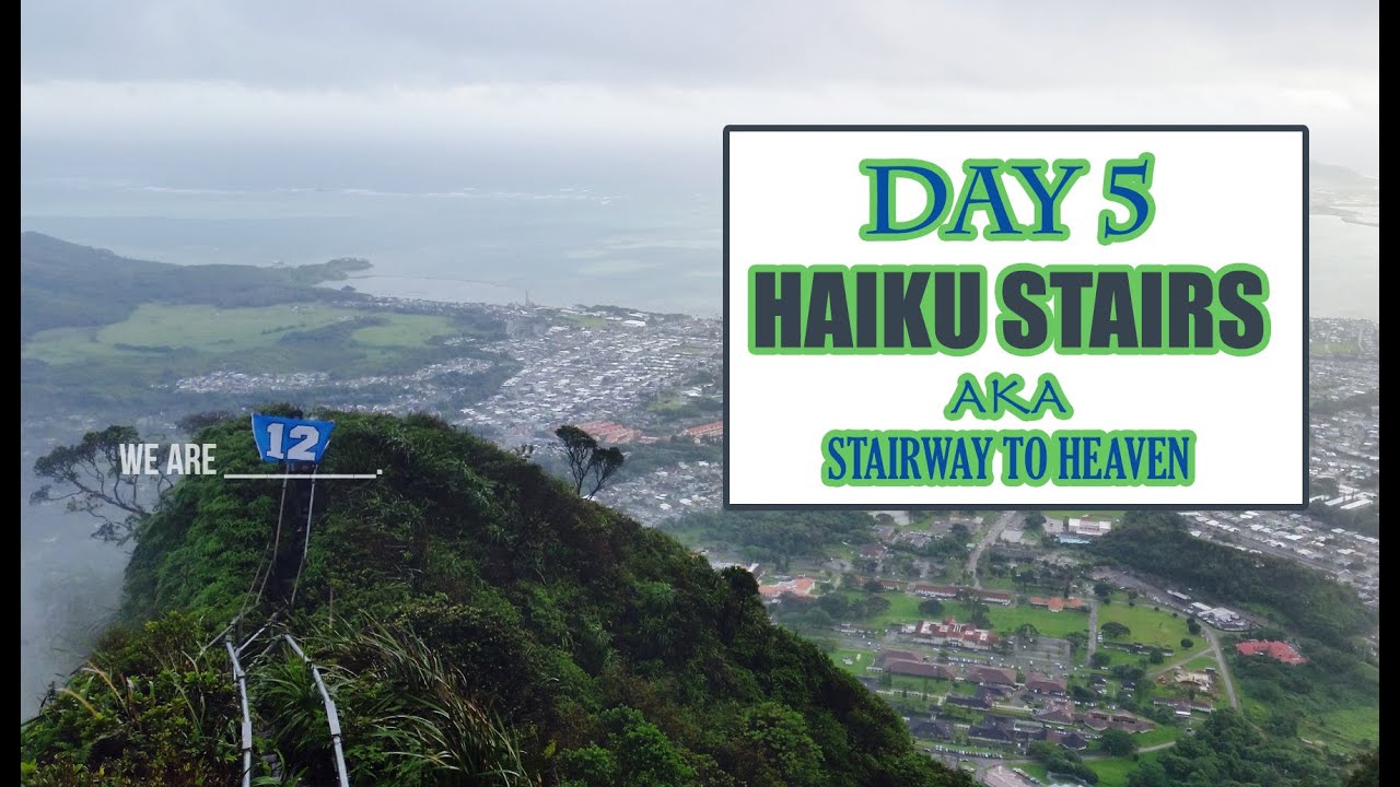 Stairway To Heaven Haiku Stairs - Hawaii Trip Day 5 - ZachLiviLife