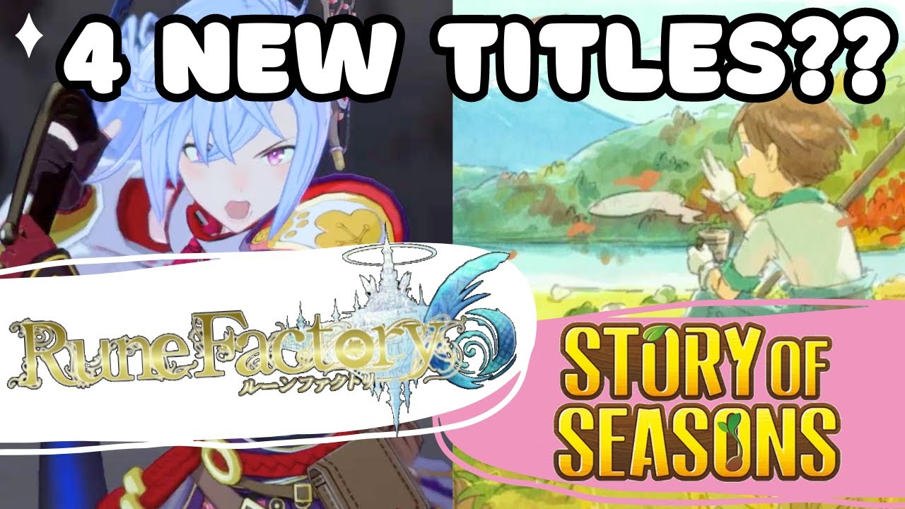 Multiplayer STORY of SEASONS, Japanese-Style RUNE FACTORY Spin-Off & More - What We Know So Far