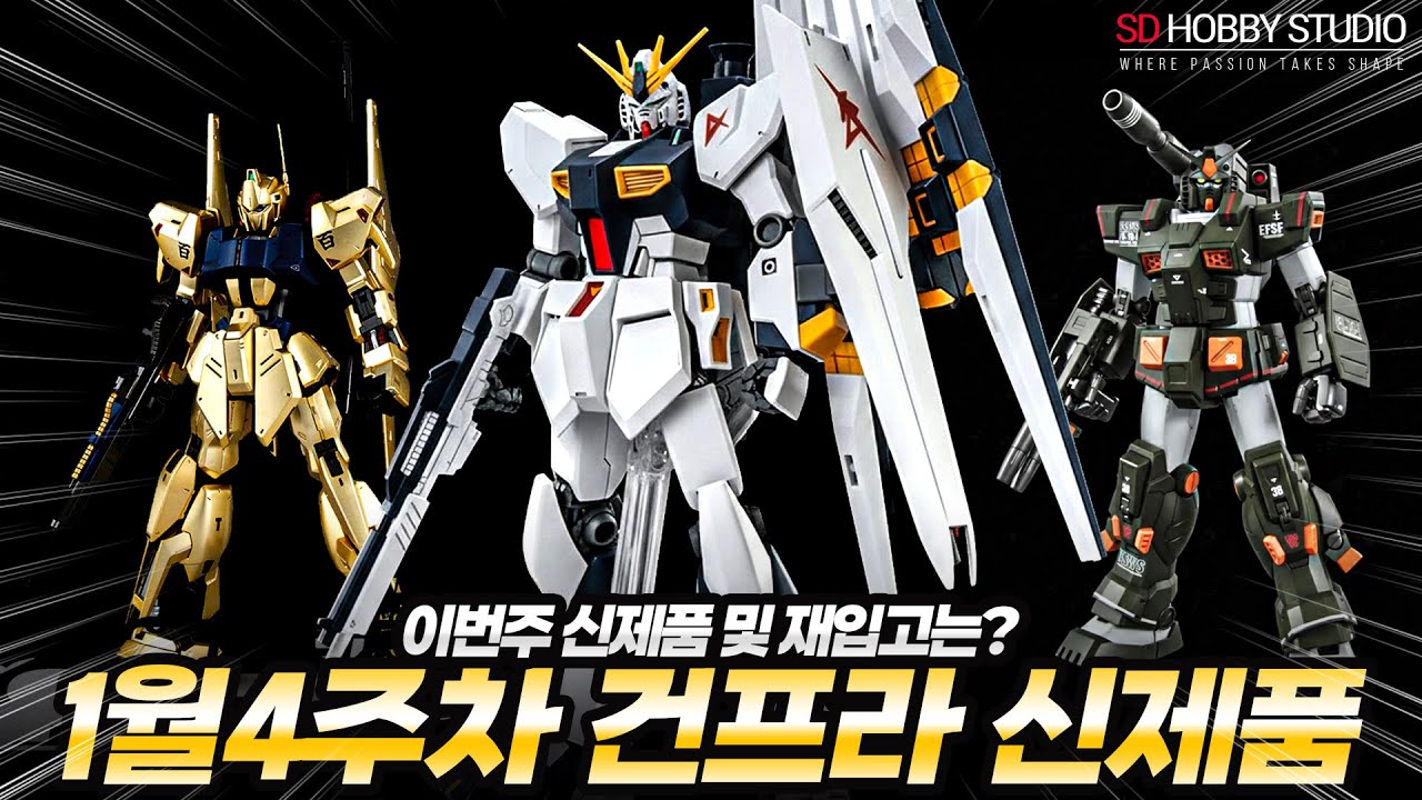 Список ожидаемых пополнений запасов Gundam и Gunpr на 4-й неделе января 2026 года