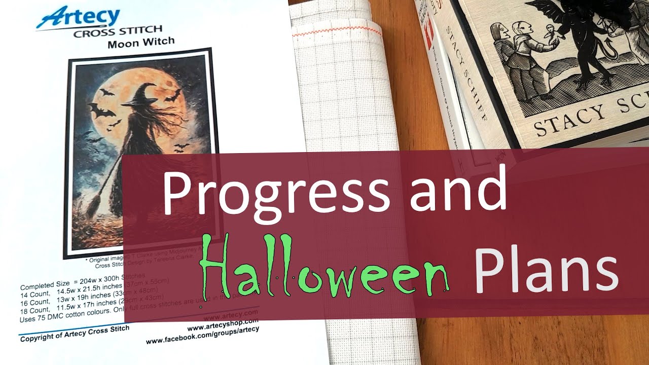Full Coverage Progress Update, and Halloween Stitching Plans.