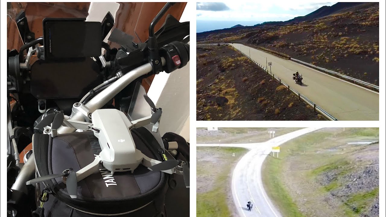 Pilotare un drone e guidare la moto, senza follow me! Dji Mavic mini!